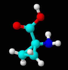1-aminocyclopropanecarboxylic acid, in 3D