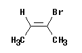 Structure, 2-bromo-2-butene