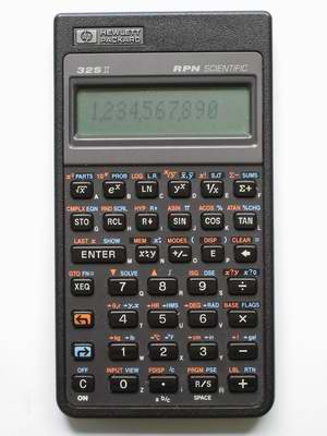 hewlett packard 32sii rpn scientific calculator